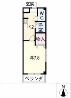 コスモM73【1階】の間取り
