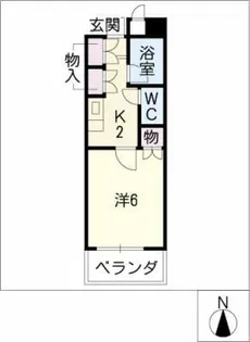WEST POINT【5階】の間取り