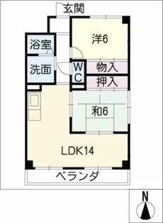 NONETTO【3階】の間取り
