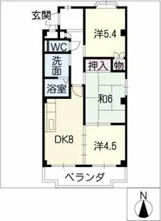 プラティーク ヴィラ【3階】の間取り