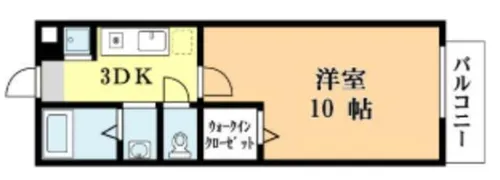 ラコリーヌⅠ【2階】の間取り