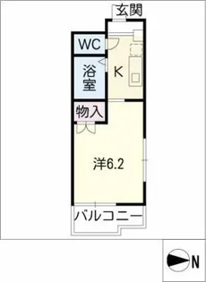セントラルハイツ渡辺【1階】の間取り