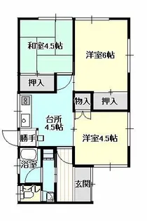 兵庫県洲本市千草庚【一戸建】の間取り