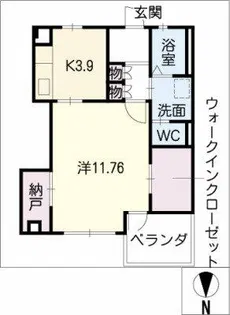 アルテクール【2階】の間取り