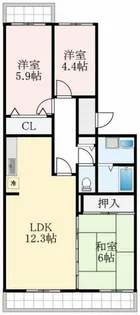 オースター6番館【2階】の間取り