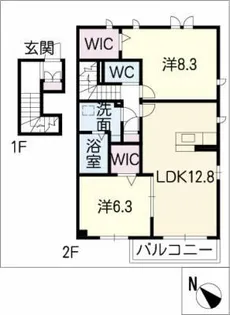 プレミア-ジュ【2階】の間取り