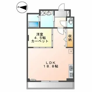 カステルヴェッチオ【1階】の間取り