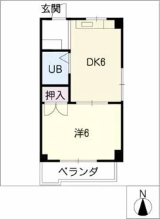 プログレス見附【2階】の間取り
