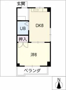 プログレス見附【2階】の間取り