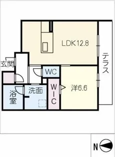LUXE童子の杜【1階】の間取り