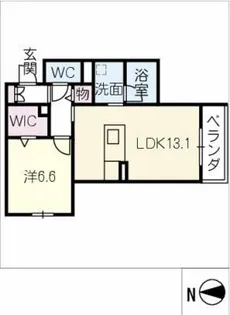 LUXE童子の杜【3階】の間取り