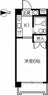 エクセランス石黒【205号室】の間取り