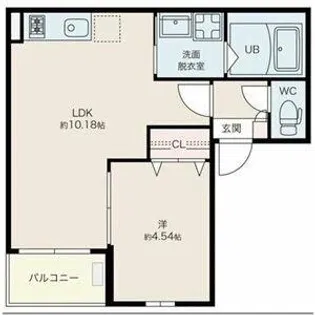 JACK TOKONAMEMINATOⅠ【2階】の間取り