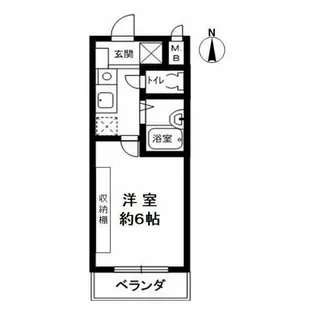 コンフォール雲井【1階】の間取り