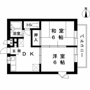リヴィエール苦楽園【1階】の間取り