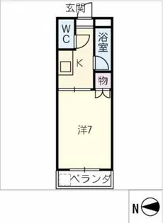 ロイヤルマンション甚目寺【2階】の間取り