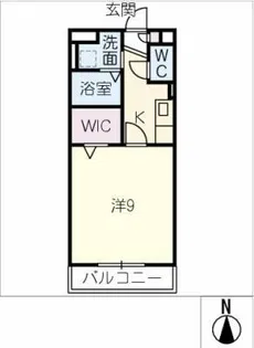 オクトゥブレGURARA【1階】の間取り