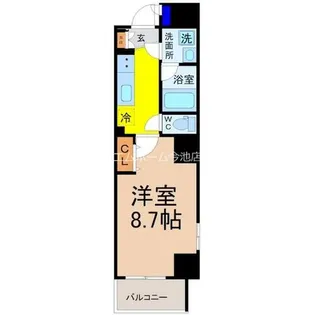 オークスクエア吹上【6階】の間取り