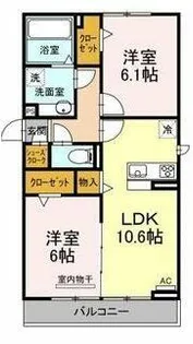 リマーニ池下【2階】の間取り