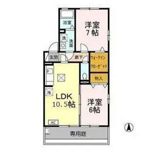 Fer・Fleuve【1階】の間取り
