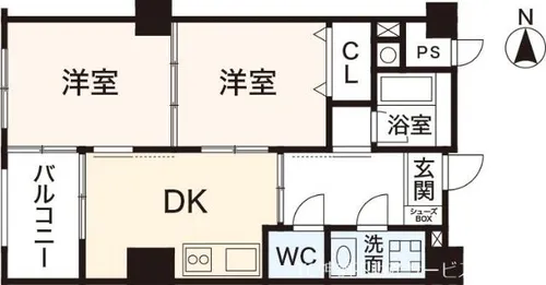 伊丹くれたけビル【906号室】の間取り