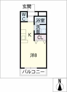 リバーサイド神ノ木【1階】の間取り