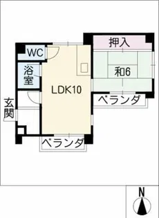 SENOHEN TOYOAKE【3階】の間取り