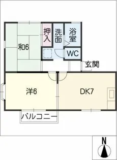 アルタ ビスタA棟【2階】の間取り