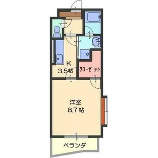ハーモニー星崎【3階】の間取り