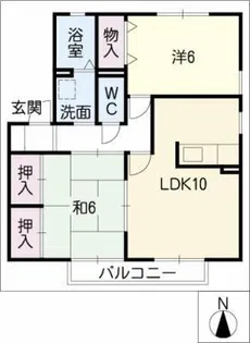 オレンジハウス南館【1階】の間取り
