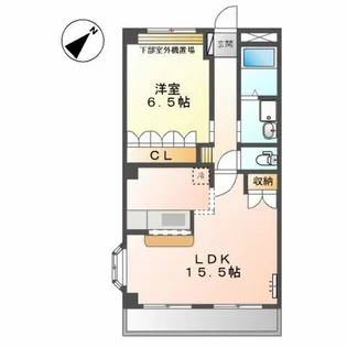 ララパルーザ【3階】の間取り
