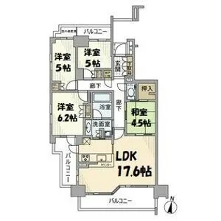 プラウド一社【2階】の間取り