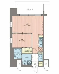 プレジオ天神橋ASIAN【3階】の間取り