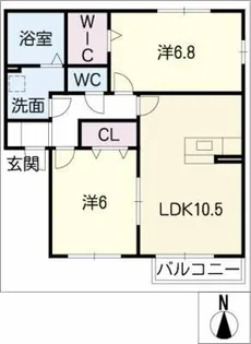 サンセール メゾン【1階】の間取り