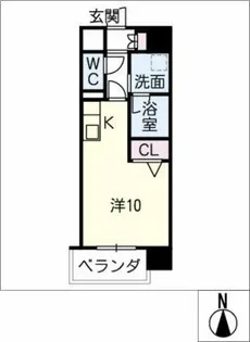 Mio・Aster【7階】の間取り