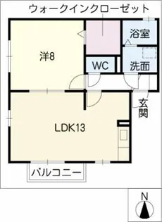 ウィルモア【1階】の間取り