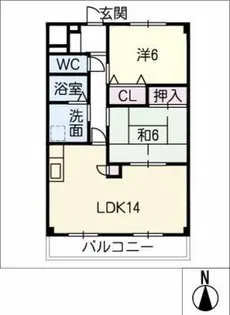 グリニッチ【2階】の間取り