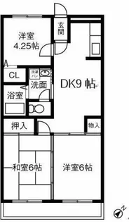 サンハイム夢来【2階】の間取り