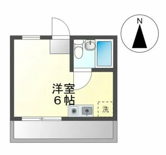 長谷川ビル矢田南【6階】の間取り