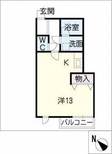 GISELE【1階】の間取り