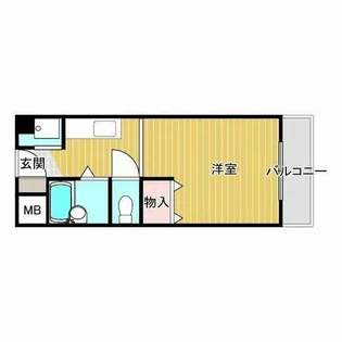 ラフィーネ西駅前【4階】の間取り