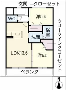パナケイア【1階】の間取り