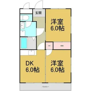 ヴィラ・フローラ【4階】の間取り