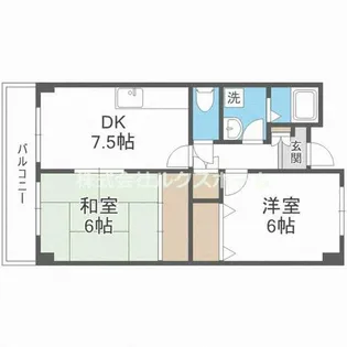 アメニティ駅前【3階】の間取り
