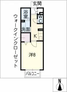 アリア【2階】の間取り