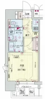 プレサンス名古屋STATIONキュオル【2階】の間取り