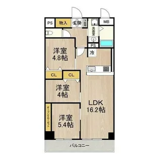 インプルーブ金山【6階】の間取り