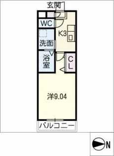 メゾン大井【1階】の間取り
