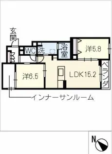 コスモス ウノ【3階】の間取り