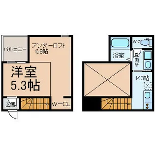 アプローズ【2階】の間取り